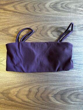 Tier Activewear Core Bra Ribbed Square Neck Sports Bra - Fig